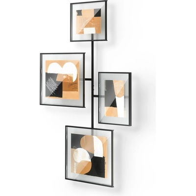 Nástěnné fotorámečky Umbra FLUTE SET/4ks černé – Zbozi.Blesk.cz
