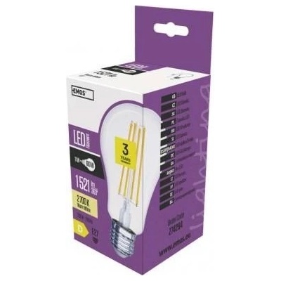 Emos LED žárovka Filament A67 E27 11 W 100 W 1 521 lm teplá bílá