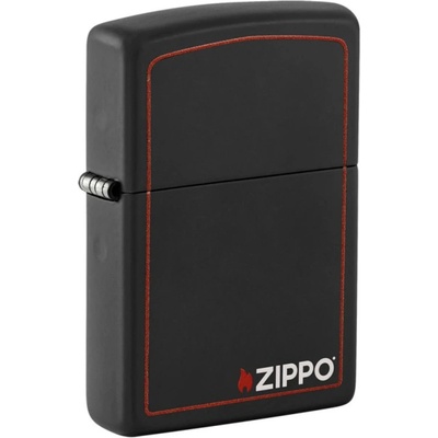 Zippo Mat benzínový te černý with & Border 26117