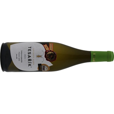 Tesařík Sauvignon 2023 výběr z hroznů polosuché bílé 13,5% 0,75 l (holá láhev)
