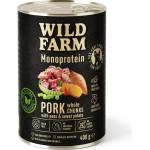 WILD FARM Монопротеинова свинска храна 400 г хипоалергенна храна за кучета