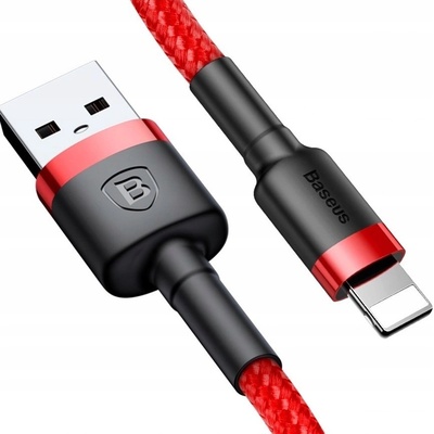 Baseus 0,5m Lightning USB, červený 018164 Cafule 2,4A