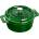 Staub Съд за готвене Mini Cocotte чугунен 250 мл зелен (40509-804-0)