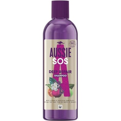 Aussie SOS Deep Repair Shampoo 290 ml възстановяващ шампоан за изтощена коса за жени