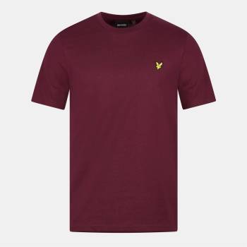 Lyle and Scott Тениска Lyle and Scott Basic Logo T Shirt - Burgundy Z562