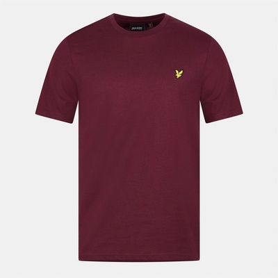 Lyle and Scott Тениска Lyle and Scott Basic Logo T Shirt - Burgundy Z562