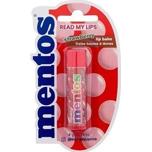 Read My Lips Mentos Strawberry Lip Balm hydratační balzám na rty s příchutí jahodových mentos 4 g