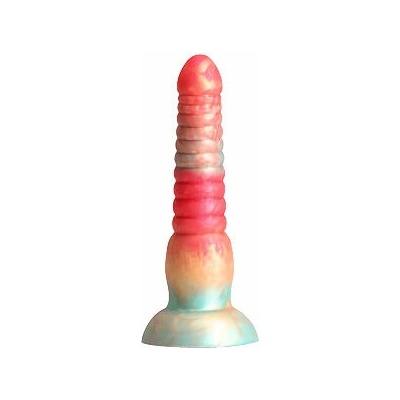 Ns Novelties Stacked 6 Inch Dildo Red Gold