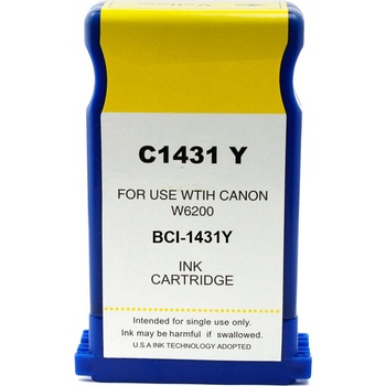 Compatible Глава за CANON W6200/W6400 - Yellow BCI-1431Y - 8972A001 - G&G (200CANBCI1431Y)