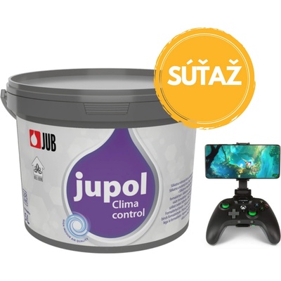 JUPOL Clima Control - silikátová vnútorná farba zachytávajúca formaldehyd biela 15 l