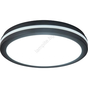 PREZENT 70334 - LED димируемо външно таванно осветително тяло GARDEN LED/20W/230V IP65 черно (70334)