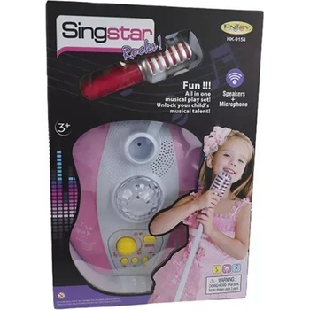 Man Yuk Toys Светещ микрофон - Bluetooth, стойка (HK-9158)