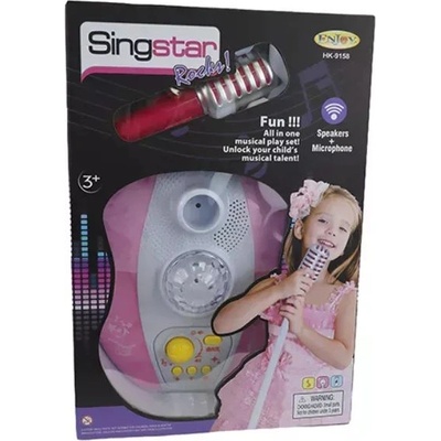 Man Yuk Toys Светещ микрофон - Bluetooth, стойка (HK-9158)