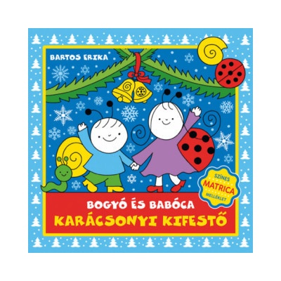 Bogyó és Babóca karácsonyi kifestő