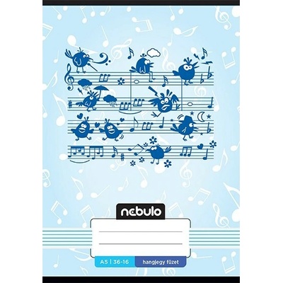 NEBULO Notový zošit A 5 36 16 Mix 16 kusov HJ MM A5