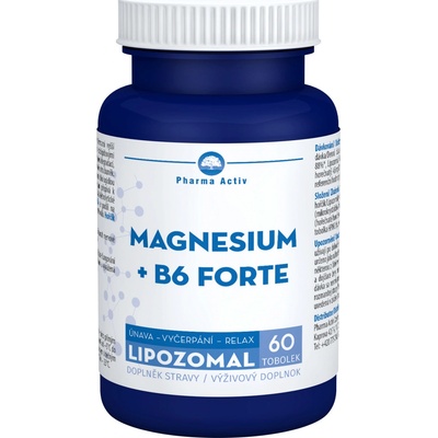 Pharma Activ Lipozomal Magnesium + B6 forte+ 60 tabliet