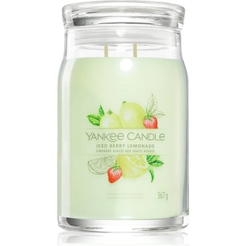 Yankee Candle Iced Berry Lemonade ароматна свещ Signature 567 гр