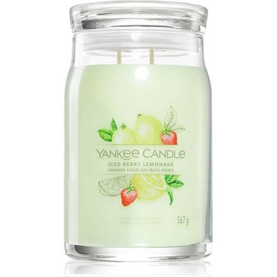 Yankee Candle Iced Berry Lemonade ароматна свещ Signature 567 гр