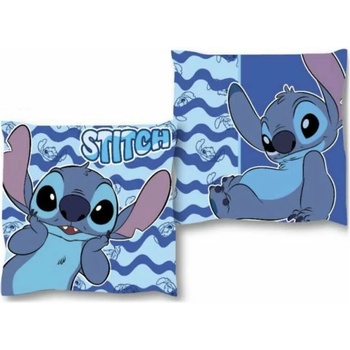 MLC Obojstranný Vankúš Lilo & Stitch modrý 38x38