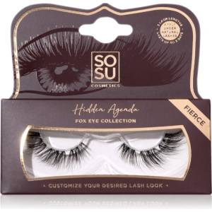SOSU Cosmetics Hidden Agenda Fox Eye Collection изкуствени мигли цвят Fierce