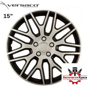 Versaco Тасове за джанти 15'' Versaco Dakar Silver/Black (56152)
