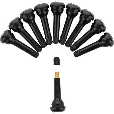 03-01-98 Redats TR425, Černé ventily pro bezdušové pneumatiky, sada 10 ks, 03-01-98 – Sleviste.cz