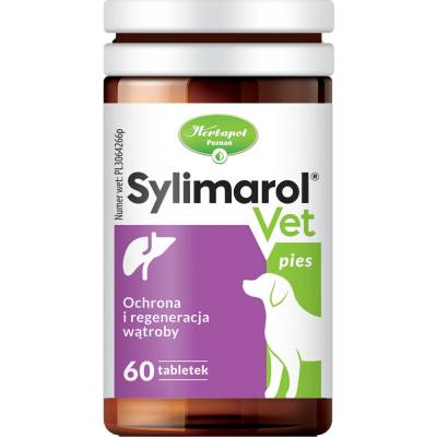 Sylimarol VET Pes – Ochrana a regenerácia pečene pre psov, 60 tabliet