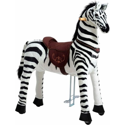 Ponnie Mechanická jazdiaca zebra Dixi XL Profi