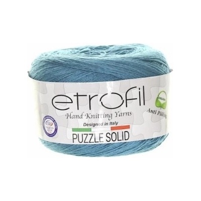 Příze Puzzle Solid tmavá aqua PS013