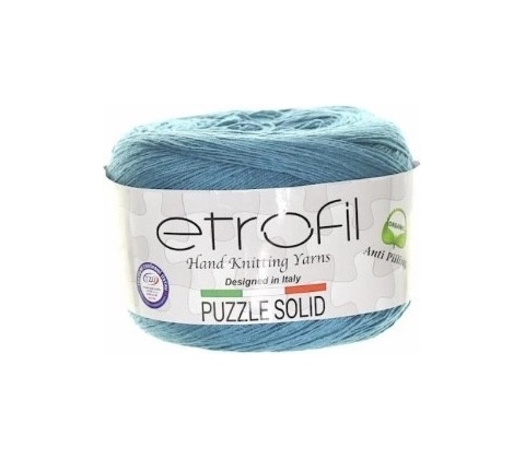 Příze Puzzle Solid tmavá aqua PS013
