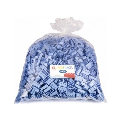 Q-bricks kostky 4x2 levandulová 1000 ks