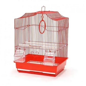 Image 1 of Zoomagzinche Средна клетка за папагал с извит покрив 34, 5х 26х44см (Рђ412)