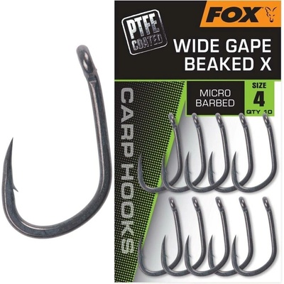 Fox Háčky Carp Hook Wide Gape Beaked X 10ks vel. 2