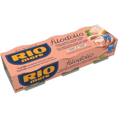 Rio Mare Filod'olio tuňák pokapaný olivovým olejem 3 x 65 g