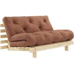 Karup Design Оранжево-кафяв разтегателен диван 140 cm Roots - Karup Design (123100759140)