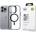 3mk Protection 3mk Satin Armor MagCase с MagSafe iPhone 16 Pro Max - прозрачен с черна рамка (5903108586603)