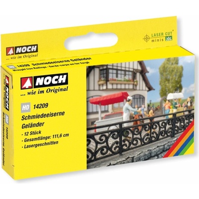 Noch Kované zábradlie Wrought Iron Railings 111,6 cm HO