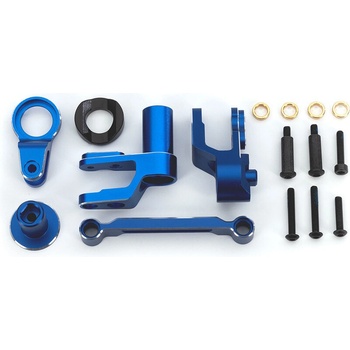 Traxxas mechanika řízení hliníková modrá