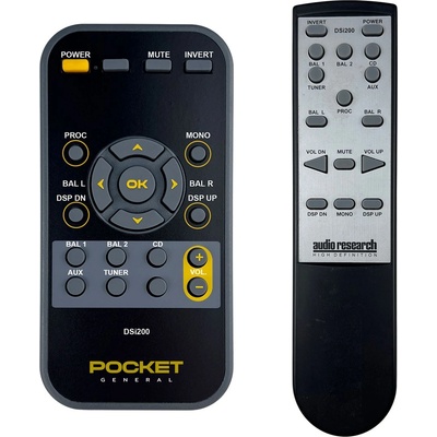 GENERAL Audio research dsi200 - дистанционно управление дубликат (dsi200)