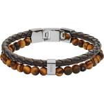 Fossil Мъжка кожена гривна Fossil JF03118040 Fossil | Kafyav | МЪЖЕ | ЕДИН РАЗМЕР