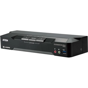 ATEN CM1942, 2-портов, USB, HDMI, DisplayPort, Mini-Matrix Boundless (CM1942-AT-G)