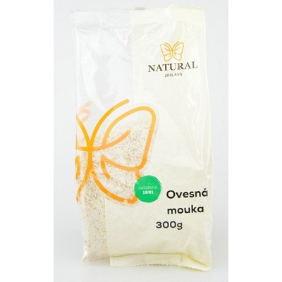 Natural Jihlava Ovsená múka celozrnná BZL 300 g