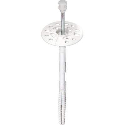 Talířové hmoždinky Ø 10 mm / 280 mm s kovovým trnem dlouhé XPM (100ks) Den Braven – Hledejceny.cz