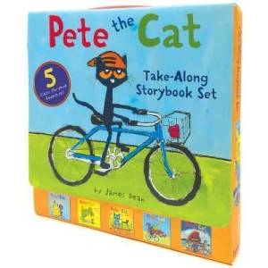 Pete the Cat Take-Along Storybook Set | James Dean, James Dean (ISBN: 9780062404473)