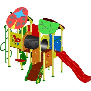 Playfactory КОМБИНИРАНО ДЕТСКО СЪОРЪЖЕНИЕ ladybugs ps0009 (ps0009)