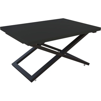 IVM BG Разтегателна маса Валенсия с повдигащ механизъм - черен мат