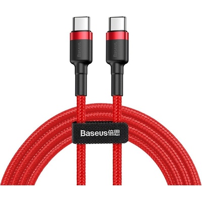 Baseus CATKLF-H09 USB-C PD, USB-C PD 2.0, 3A, 60W, 2m, červený