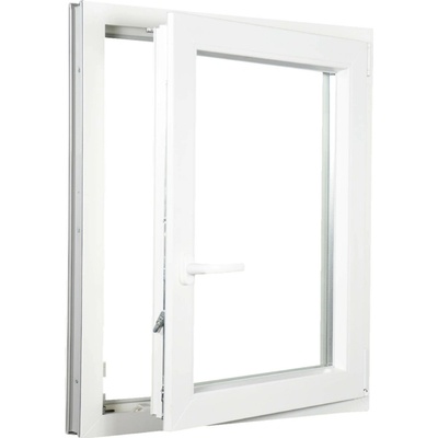 Aluplast Plastové okno jednokřídlo bílé 900 x 1500 mm Pravé, Dvojsklo Ug= 1,1
