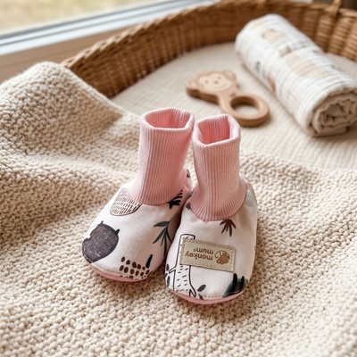Monkey Mum softshellové capáčky s membránou Denní zvířatka