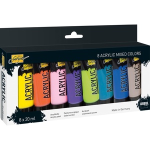 Kreul 84177 Комплект акрилни бои 8 x 20 ml (84177)